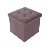 FUSSHOCKER Braun 30/30/30 cm - Braun, Textil (30/30/30cm) - Mobili Rebecca