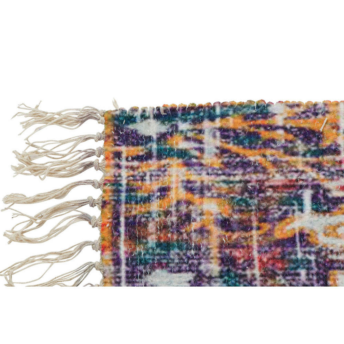 TEPPICH Baumwolle Bunt Chenille (60 x 240 x 1 cm) - Multicolor, Naturmaterialien (60/240cm) - DKD Home Decor