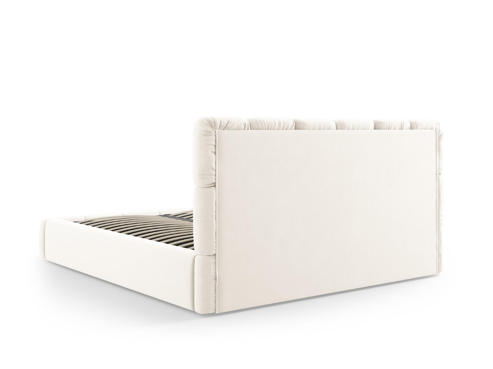 Thumbnail - Micadoni Bett, Beige, Textil, 180x200 cm, Hergestellt in Europa, Oeko-Tex®, Schlafzimmer, Betten, Polsterbetten