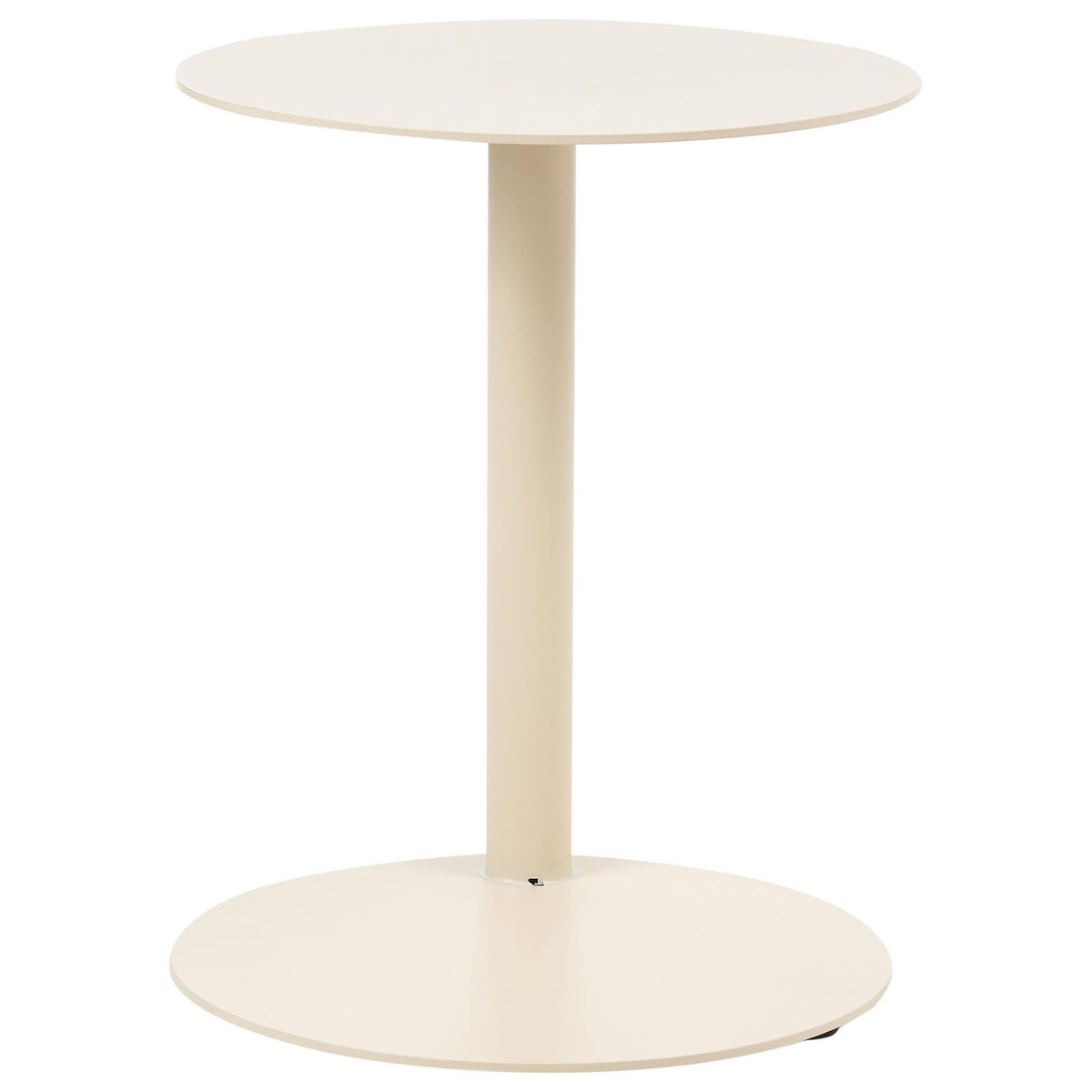 MĂSUȚĂ AUXILIARĂ DE EXTERIOR 40/40/metal bej Venturina - bej, metal (40/40/50cm) - Beliani