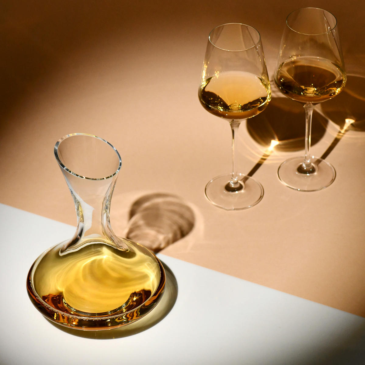 WEINDEKANTER, 1 Stk., 750 ml, Handgemacht - Transparent, Glas (0.75L) - Krosno Glass