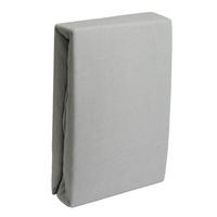 FROTTEE-SPANNBETTLAKEN 160x200 cm Silber, Warmes Winter Bettlaken - Silberfarben, Textil (160/200cm) - Carpe Sonno