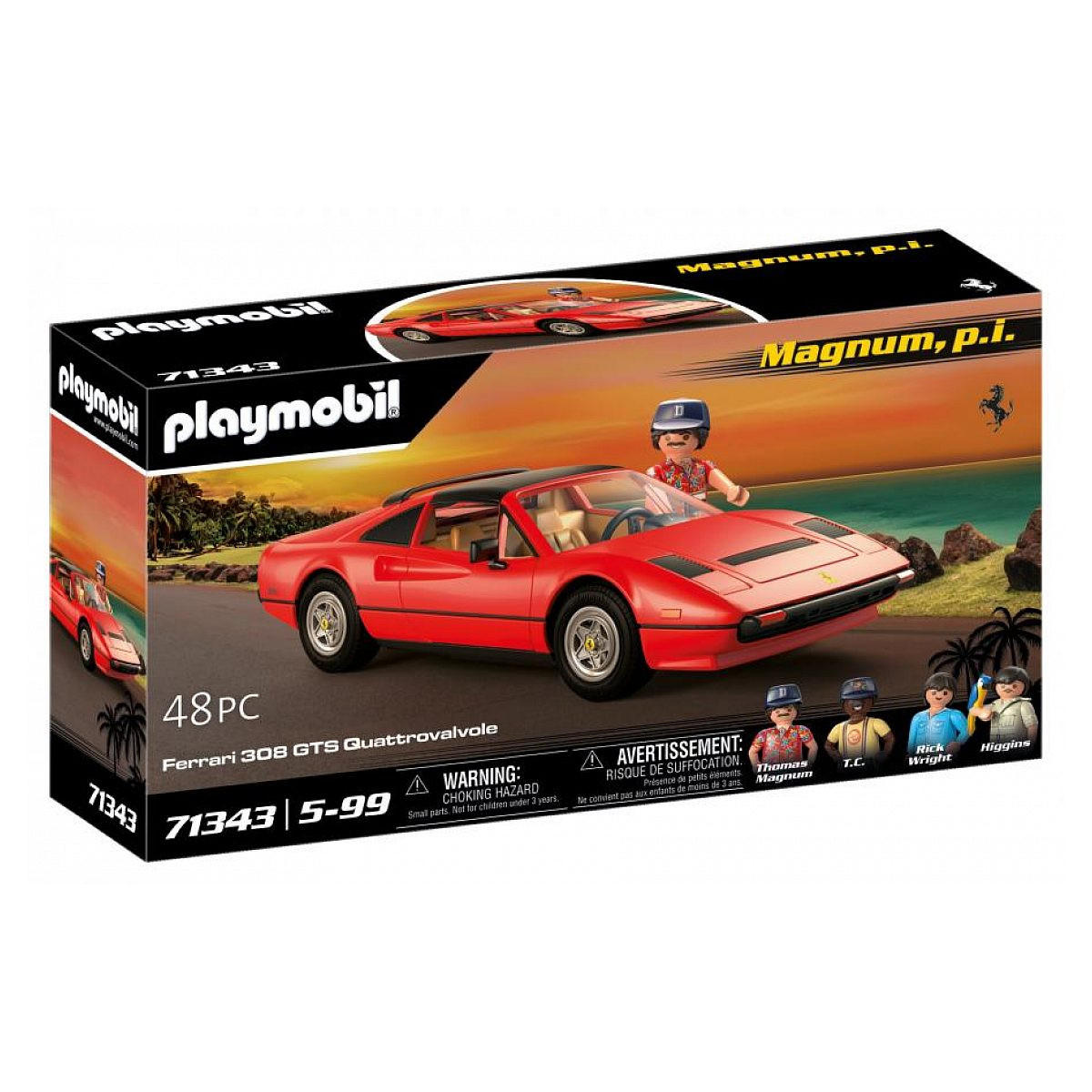 SPIELSET Ferrari Magnum-Serie - Orange, Kunststoff (9/19/35cm) - Playmobil