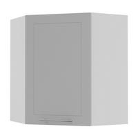 KÜCHENHÄNGESCHRANK Kvantum W10/60 Dust Grey Matt / Weiß Matt 60 / 60 / 72cm - Weiß/Grau, Holz/Holzwerkstoff (60/72/60cm) - Feldmann-Wohnen