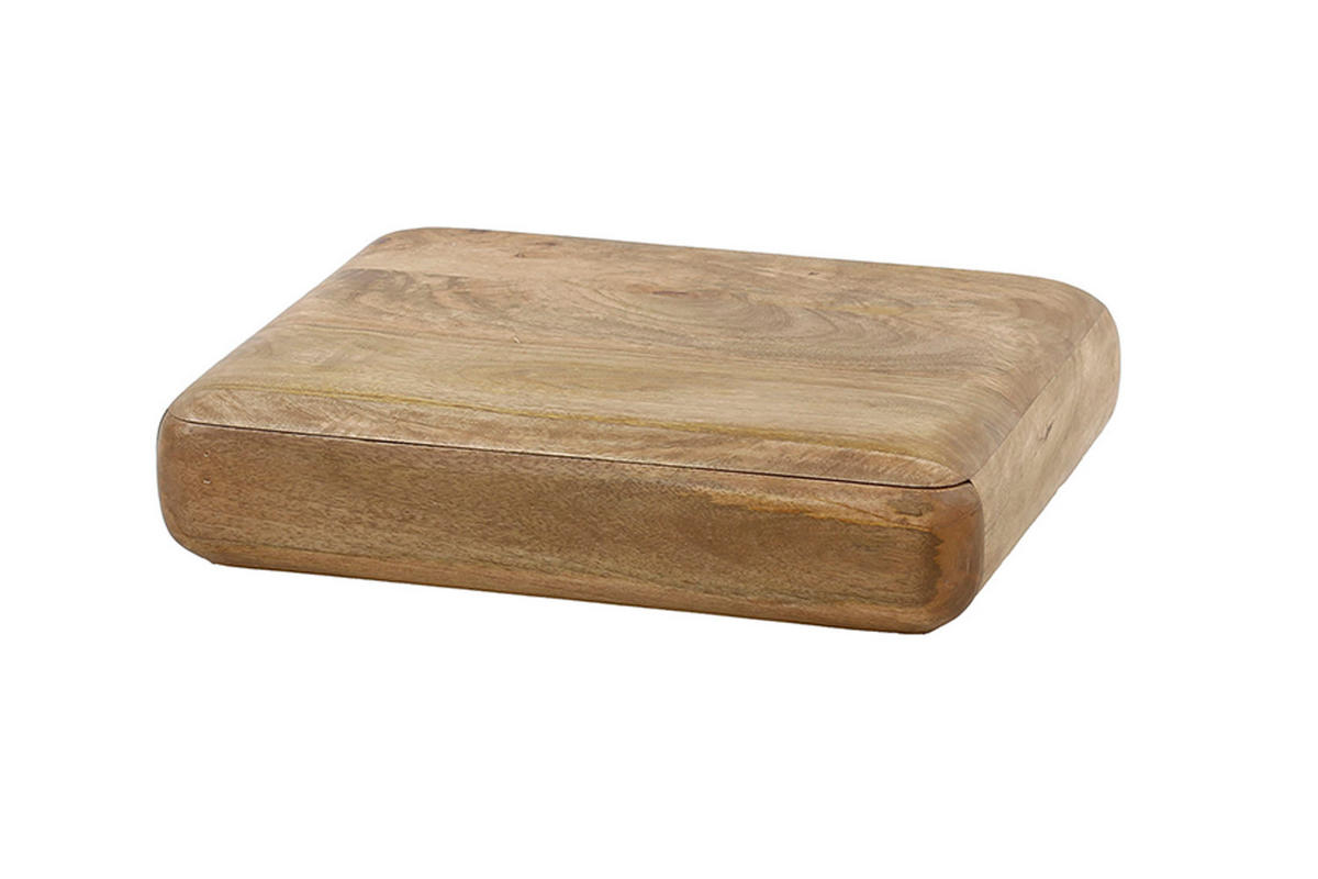 NACHTTISCH SLEK Holz Mango - Braun, Holz (45/10/35cm) - KAWOLA