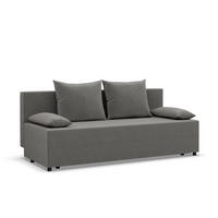SOFA 3-SITZER MIT SCHLAFFUNKTION FERMO Grau - Grau, Textil (92/95/191cm) - Mebligo