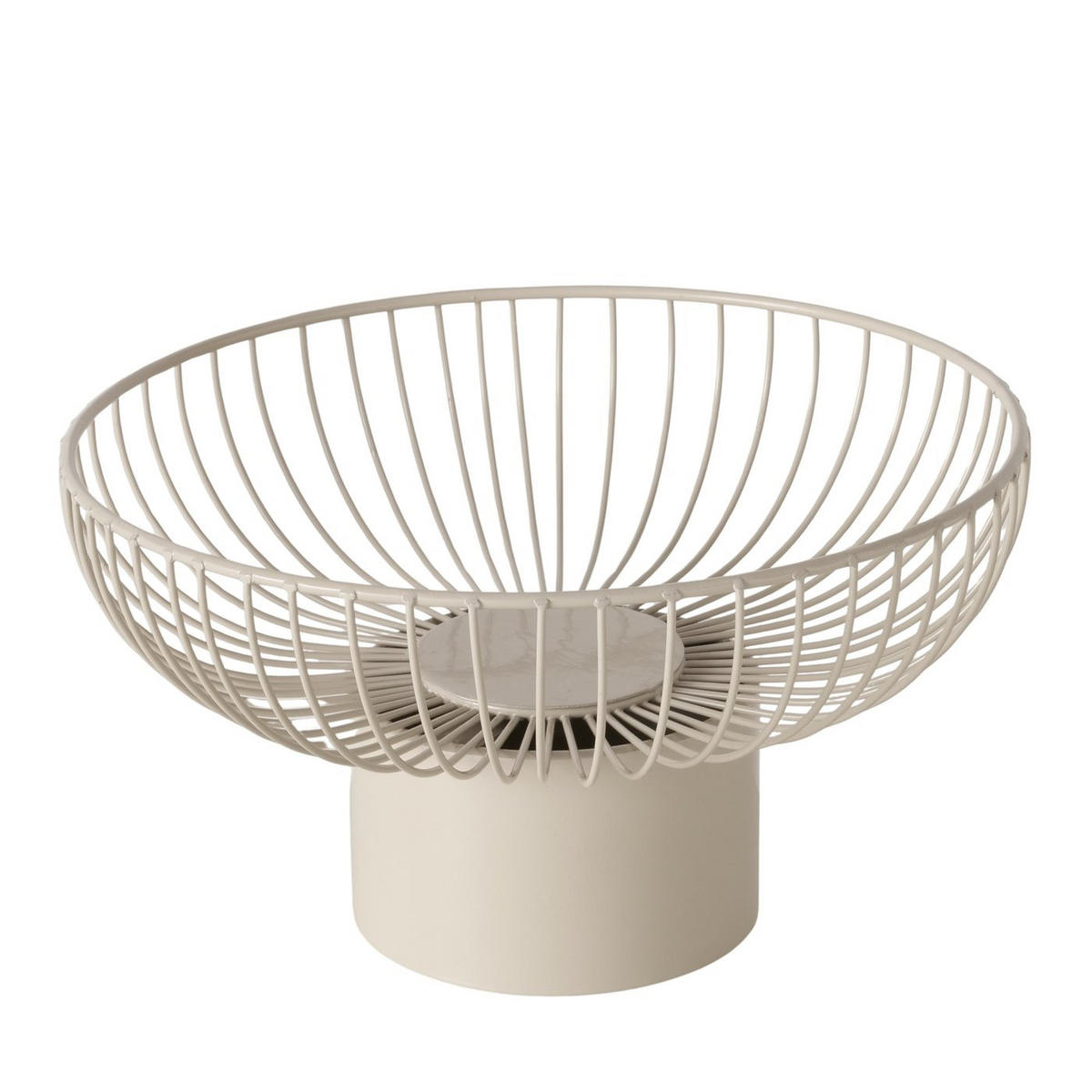 OBSTSCHALEN aus Metall Cindy Beige - Beige, Metall (38/20cm) - Boltze Home