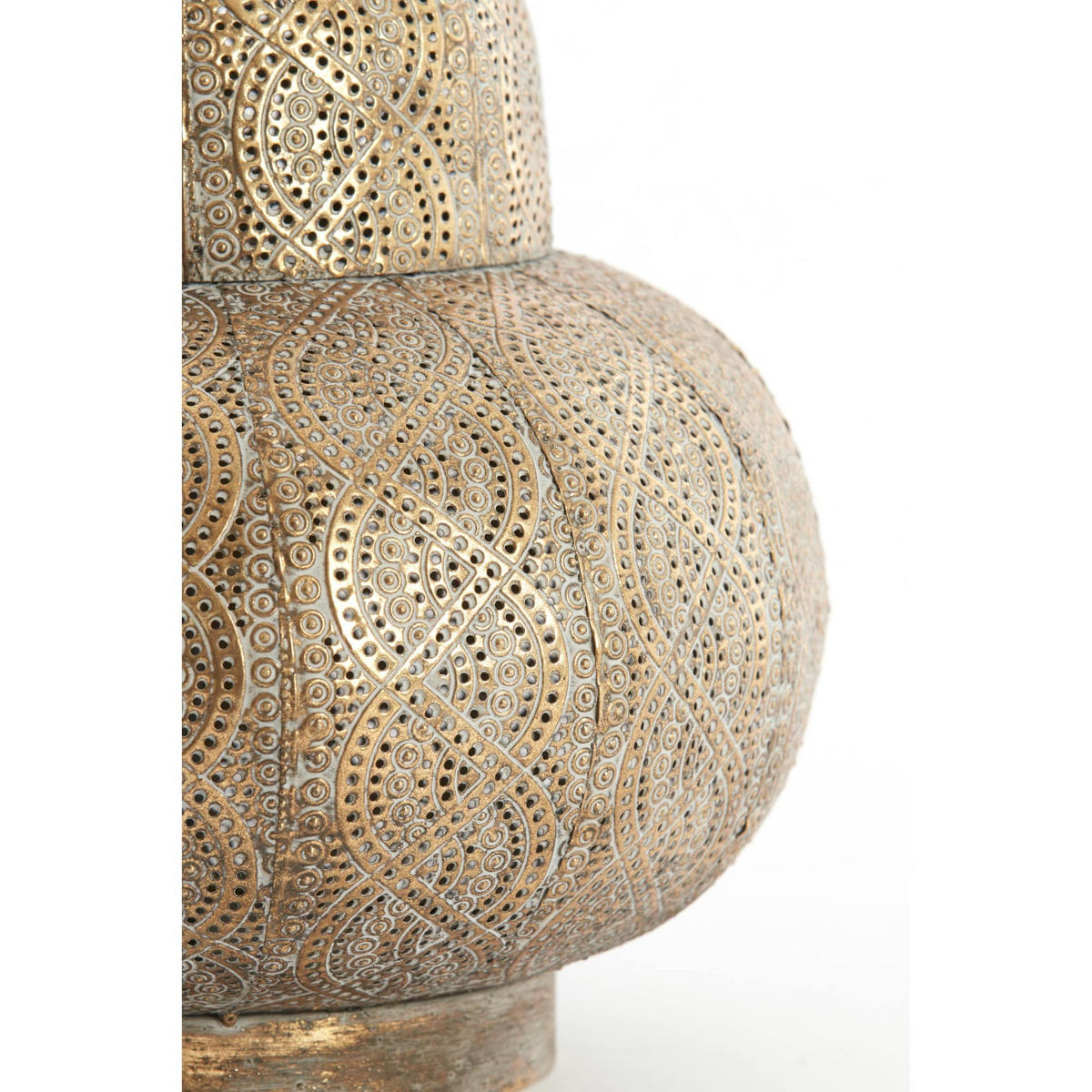 LAMPENSOCKEL Ryota Braun 31/31/41 cm - Braun, Metall (31/31/41cm) - Light & Living