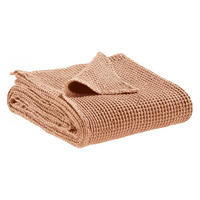 RECYCELTE TAGESDECKE Maia dragee 180 x 260 cm - Rosa, Textil (180/260cm) - Vivaraise