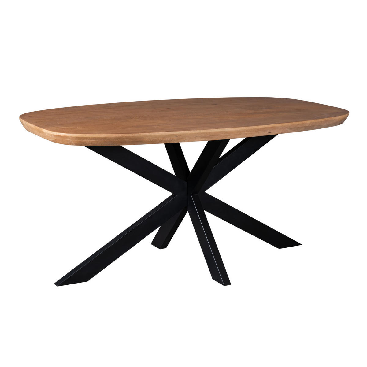 ESSTISCH Dimora Oval 240 cm X 110 cm Natur - Naturfarben, Holz (110/240/76cm) - Villa Möbel