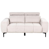 2-SITZER-SOFA beige Vegamo - Beige, Textil (176/97/110cm) - Beliani
