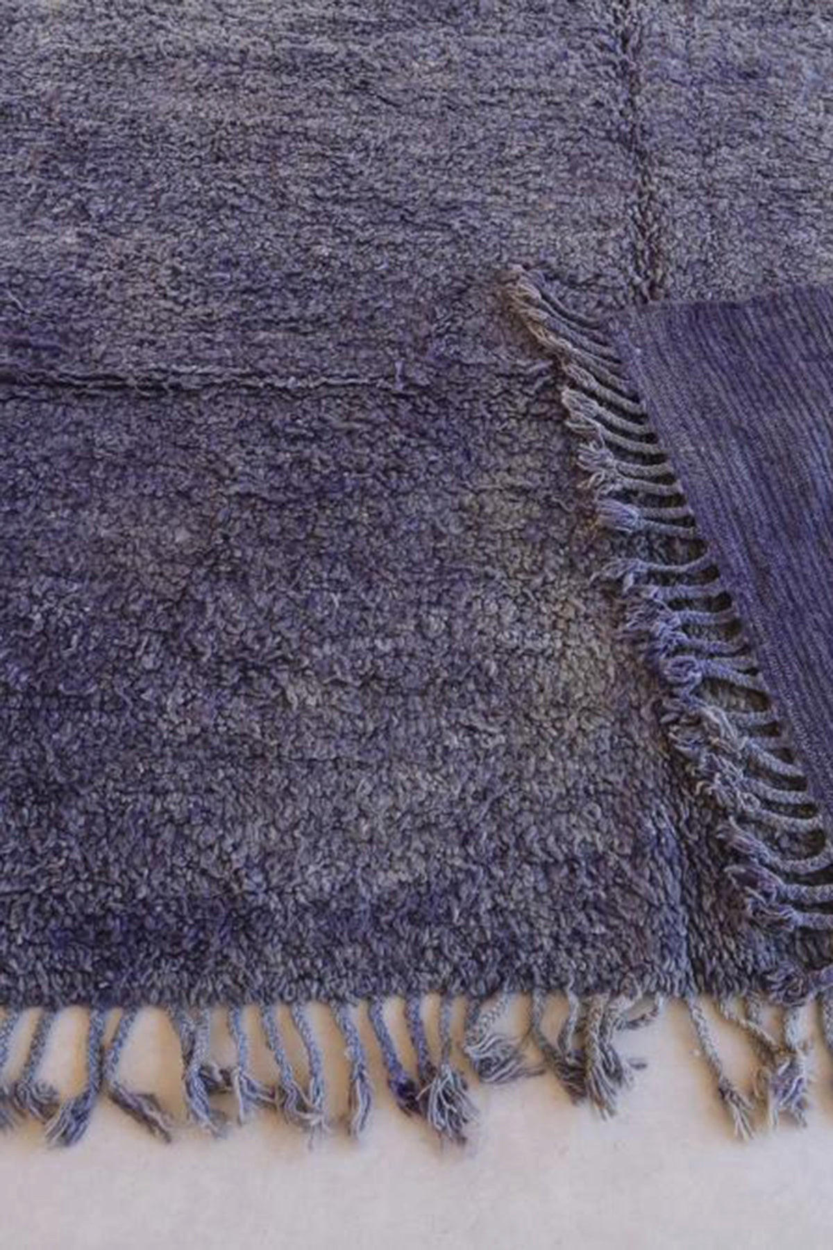 BERBERTEPPICH aus reiner Wolle 190x 210 cm - Blau, Naturmaterialien (190/210cm) - AFK Living