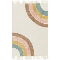 KINDERTEPPICH aus Baumwolle mehrfarbig - Multicolor, Naturmaterialien (120/170cm) - AFK Living