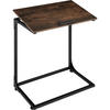 BEISTELLTISCH Ruston, 55 x 35 x 66,5 cm, Industrial Holz dunkel, rustikal - Rostfarben, Holzwerkstoff (55/35/66.5cm) - tectake