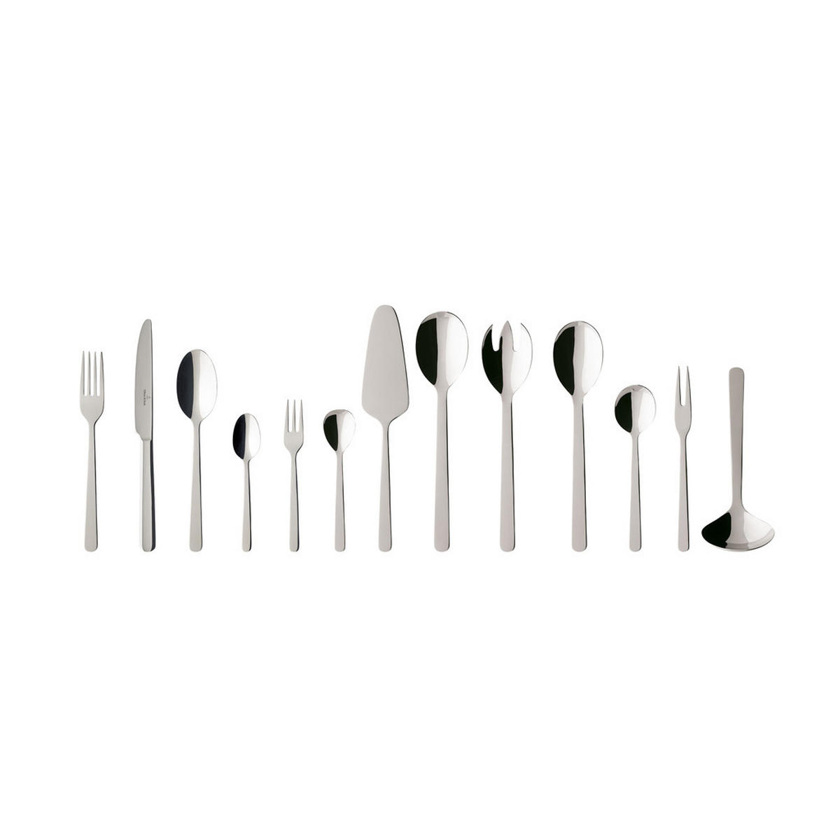 TAFELBESTECK Louis silber 68er Set - Silberfarben, Metall - Villeroy & Boch