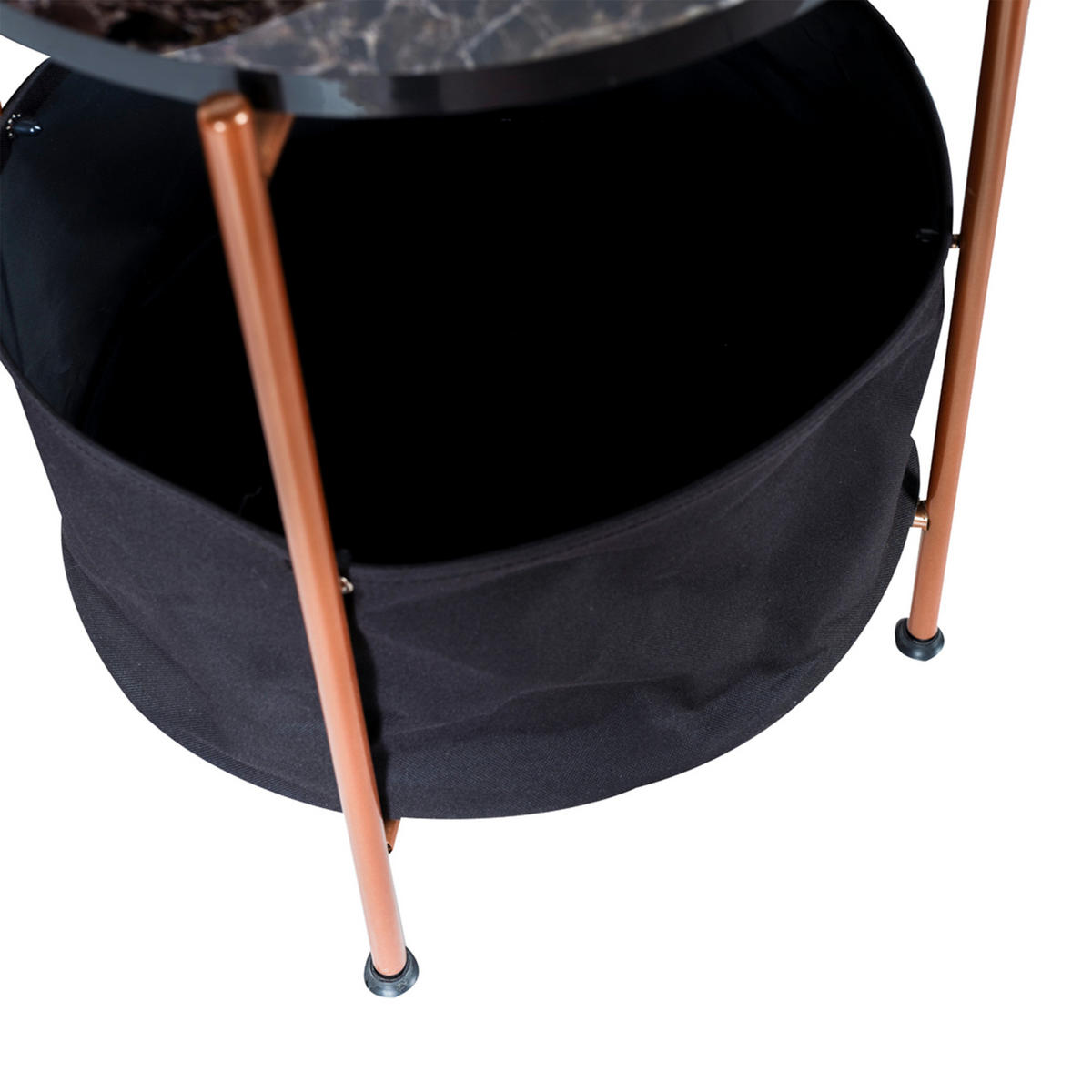 BEISTELLTISCH Suonenjoki - Bronzefarben, Holzwerkstoff (47/47/59cm) - [en.casa]