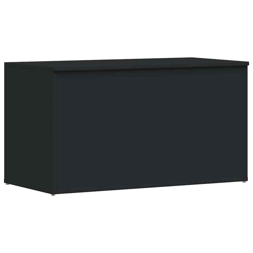 AUFBEWAHRUNGSTRUHE Schwarz 84/42/46 Cm Holzwerkstoff - Schwarz, Holz (84/46/42cm) - vidaXL