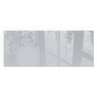 GLASPLATTE für Kamin 125x50 cm - Grau, Glas (125/50/0.4cm) - TULUP