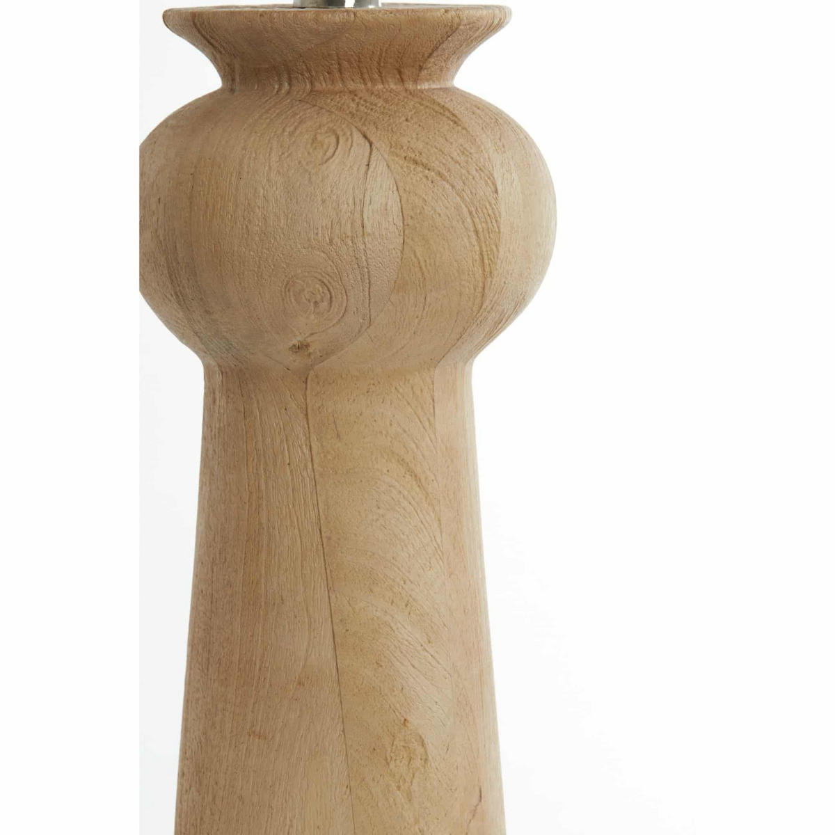 LAMPENFUSS Baglio Braun 17/17/35 cm - Braun, Holz (17/17/35cm) - Light & Living