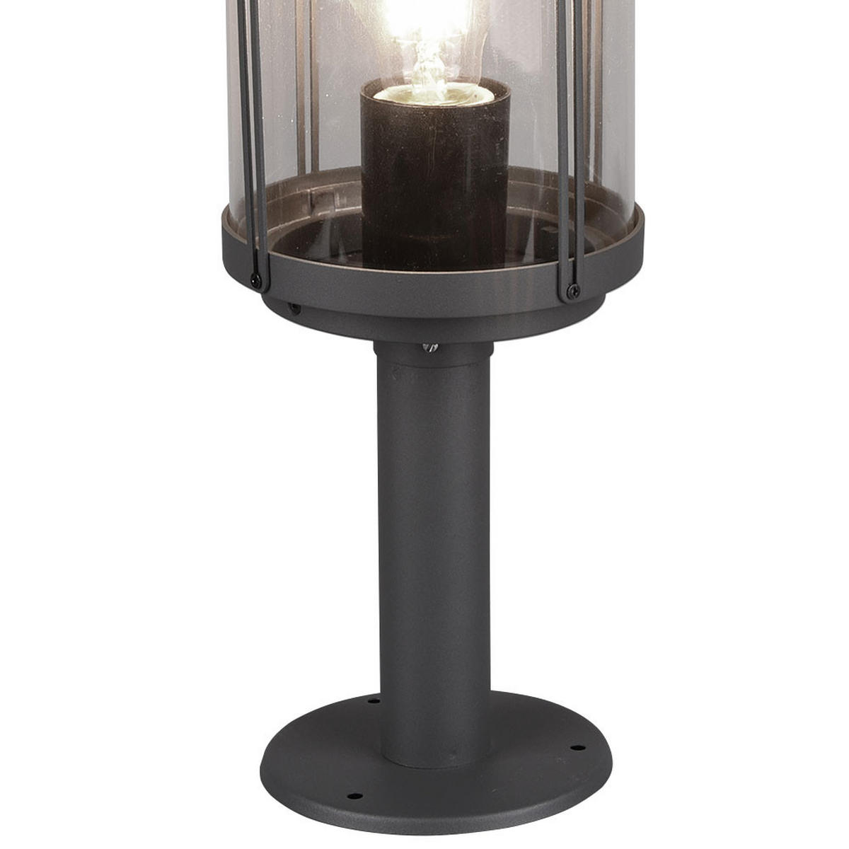 WEGELEUCHTE TANARO Anthrazit Schwarz - Schwarz, Metall (14/14/40cm)