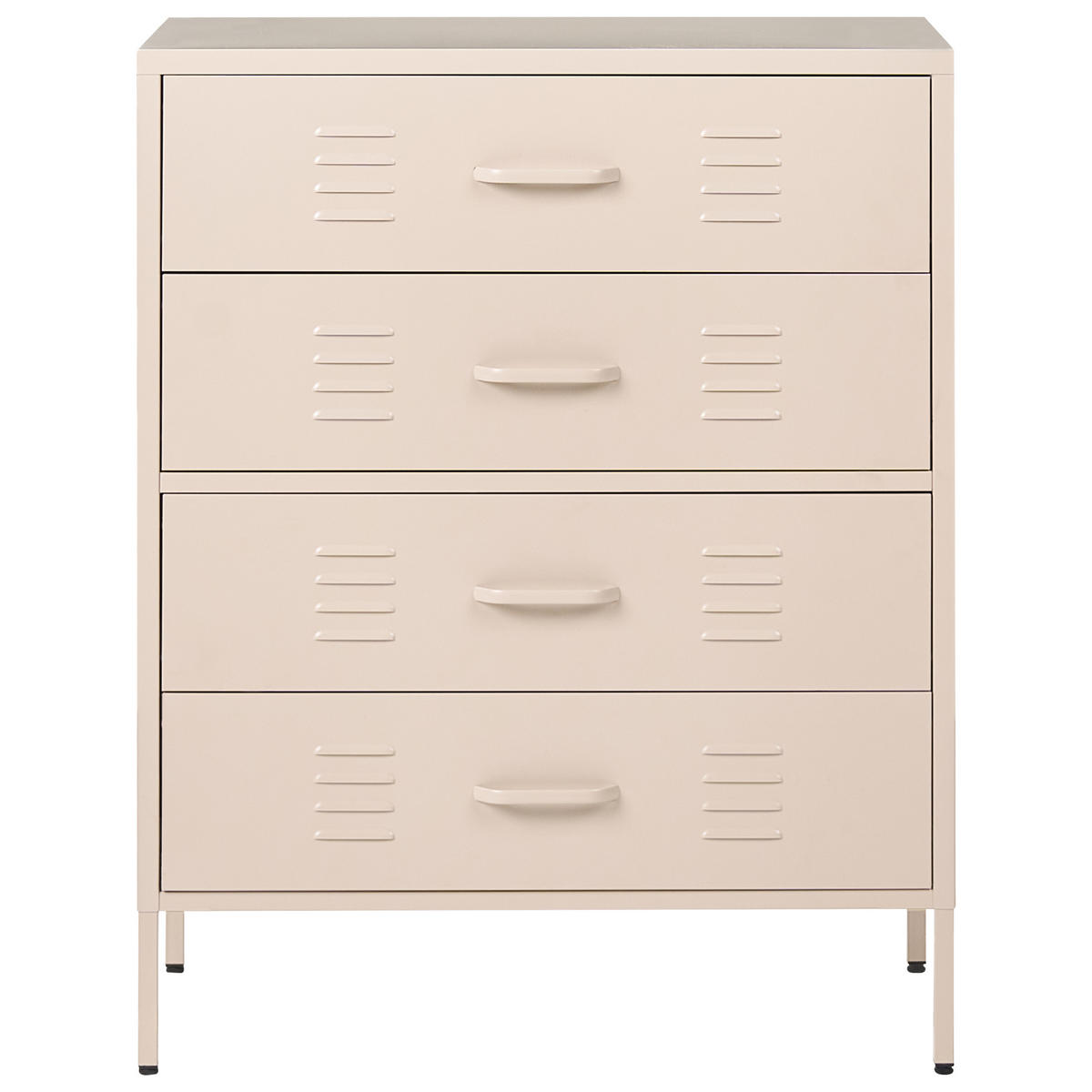 KOMODA Kov Béžová Enago - béžová, kov (80/102/40cm) - Beliani