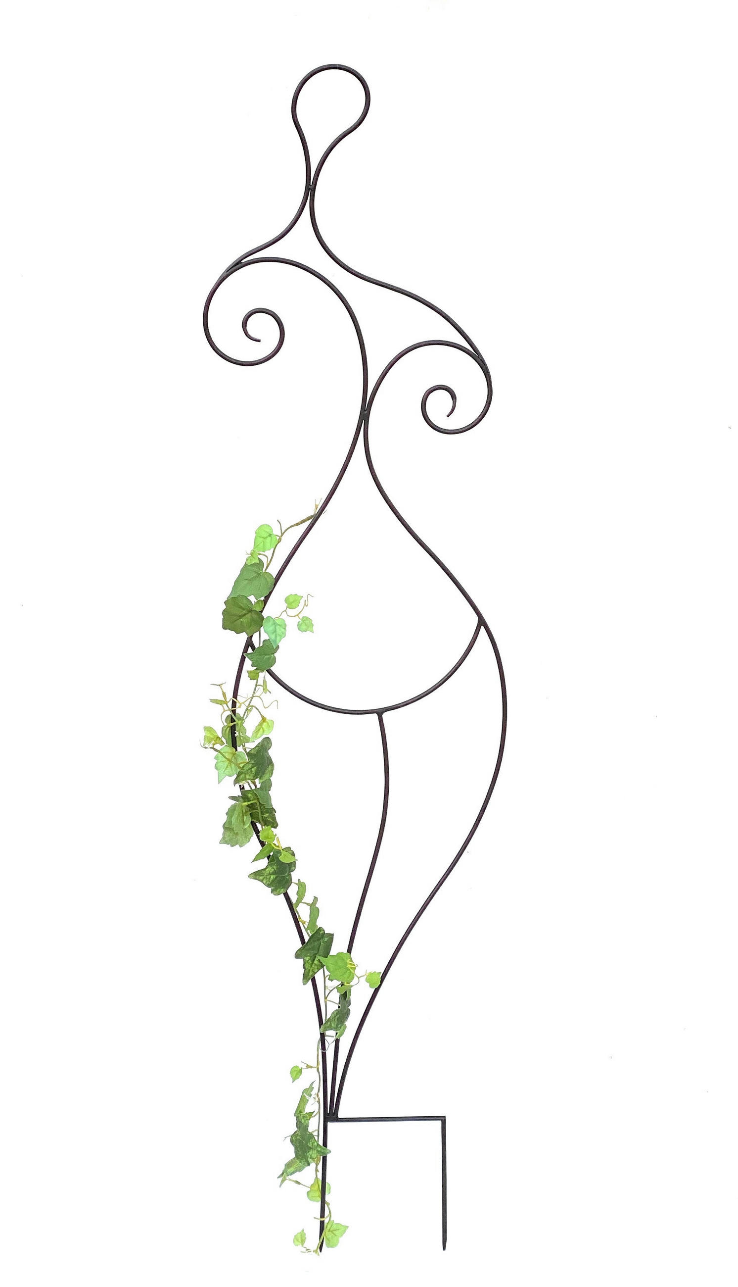 RANKHILFE Frau Lora Garten Metall Schwarz 140 cm - Schwarz, Metall (35/140/1.5cm) - DanDiBo