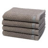 HANDTUCH Smart 4er-Set - Grau, Textil (50/100cm) - Ross