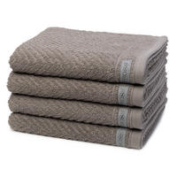 HANDTUCH Smart 4er-Set - Grau, Textil (50/100cm) - Ross