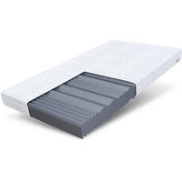KOMFORTSCHAUMMATRATZE Comfort Plus H3 10 cm - Weiß, Textil (120/200cm) - FDM