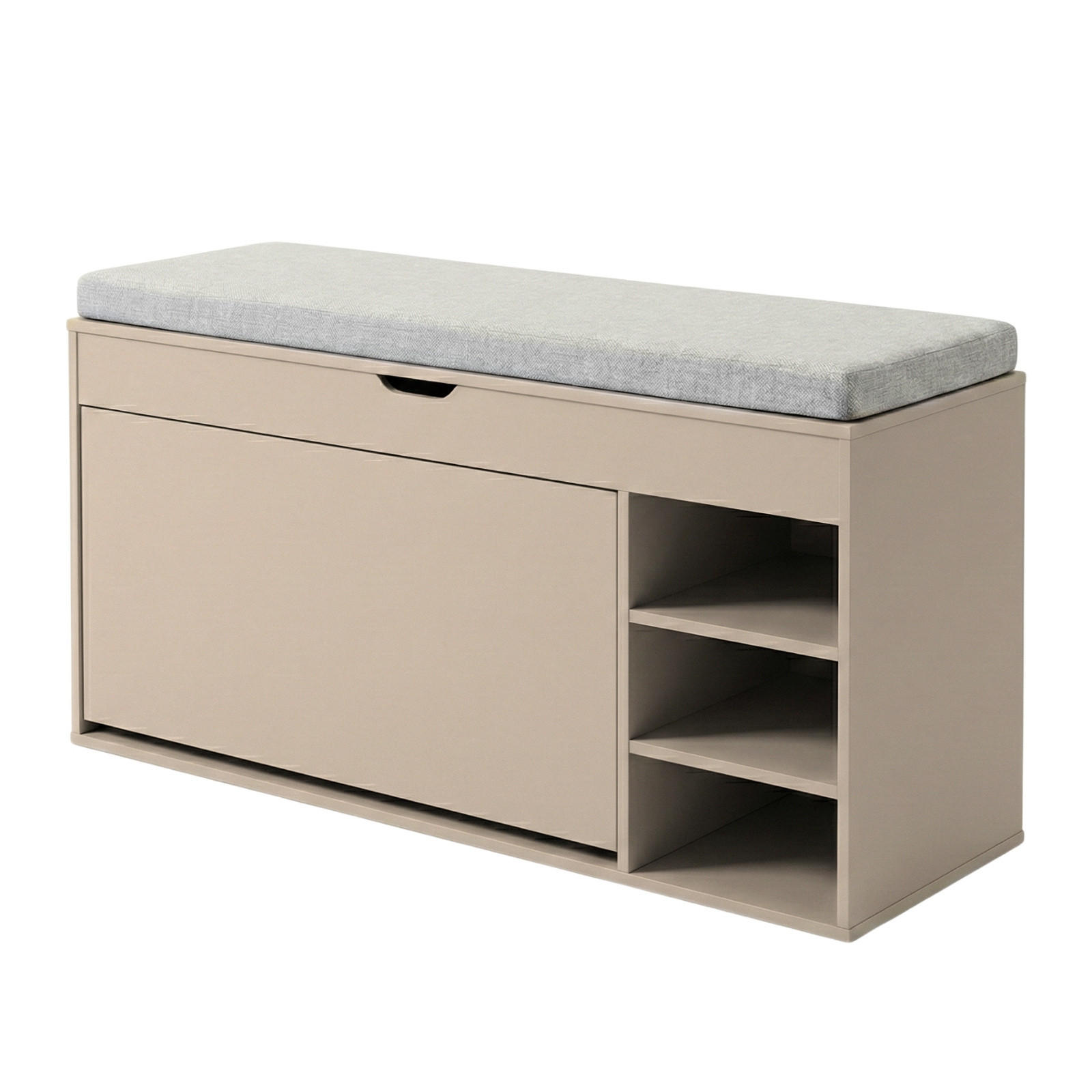 Boximo Schuhschrank Beige 34x53x100 cm
