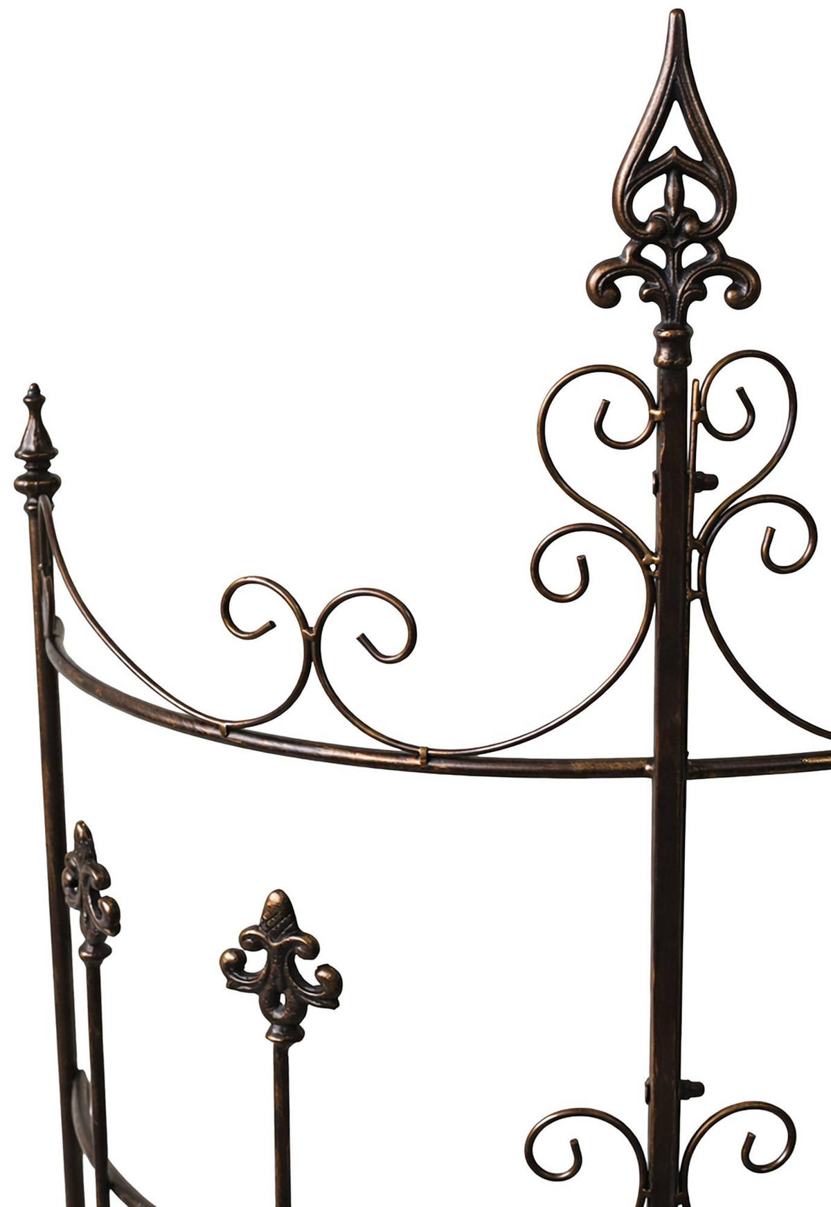 RANKGITTER Hugo 2er Set 73x33x123cm Metall Bronze Rankhilfe - Bronzefarben, Metall (73/123/33cm) - DELUKE