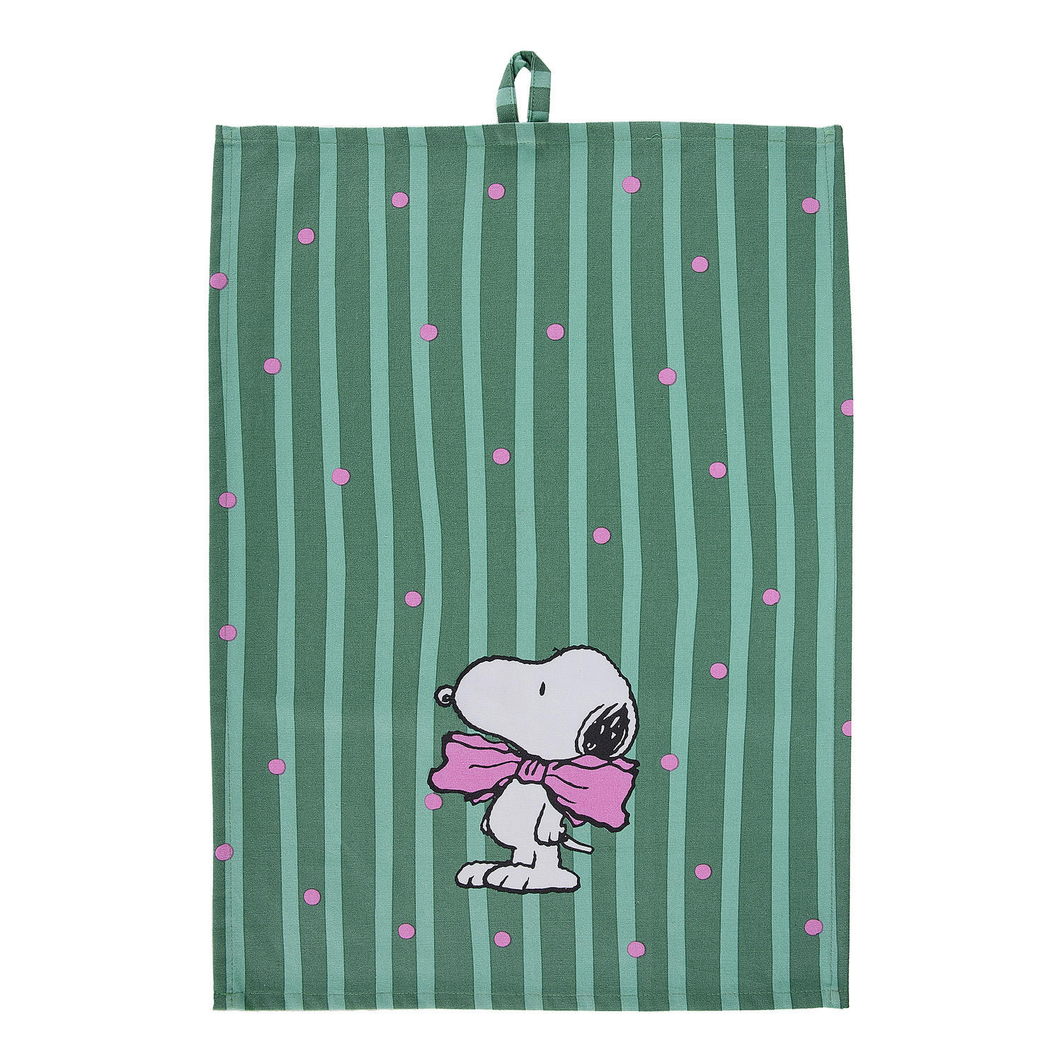 GESCHIRRTUCH Peanuts - Grün, Textil (38/54cm) - Butlers