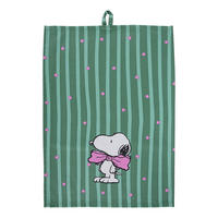 GESCHIRRTUCH Peanuts - Grün, Textil (38/54cm) - Butlers