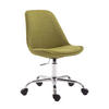 BÜROSTUHL Toulon, Stoff Grün - Grün, Textil/Metall (48/52/54cm) - TPFLiving