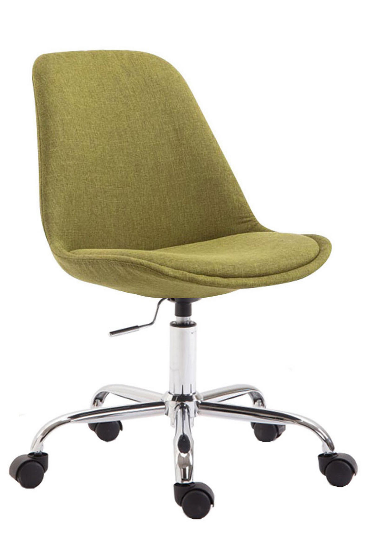 BÜROSTUHL Toulon, Stoff Grün - Grün, Textil/Metall (48/52/54cm) - TPFLiving