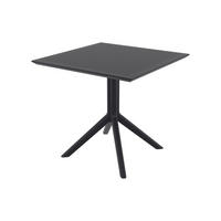 GARTENTISCH Sylt 80 cm schwarz - Schwarz, Kunststoff (74/80/80cm) - TPFGarden
