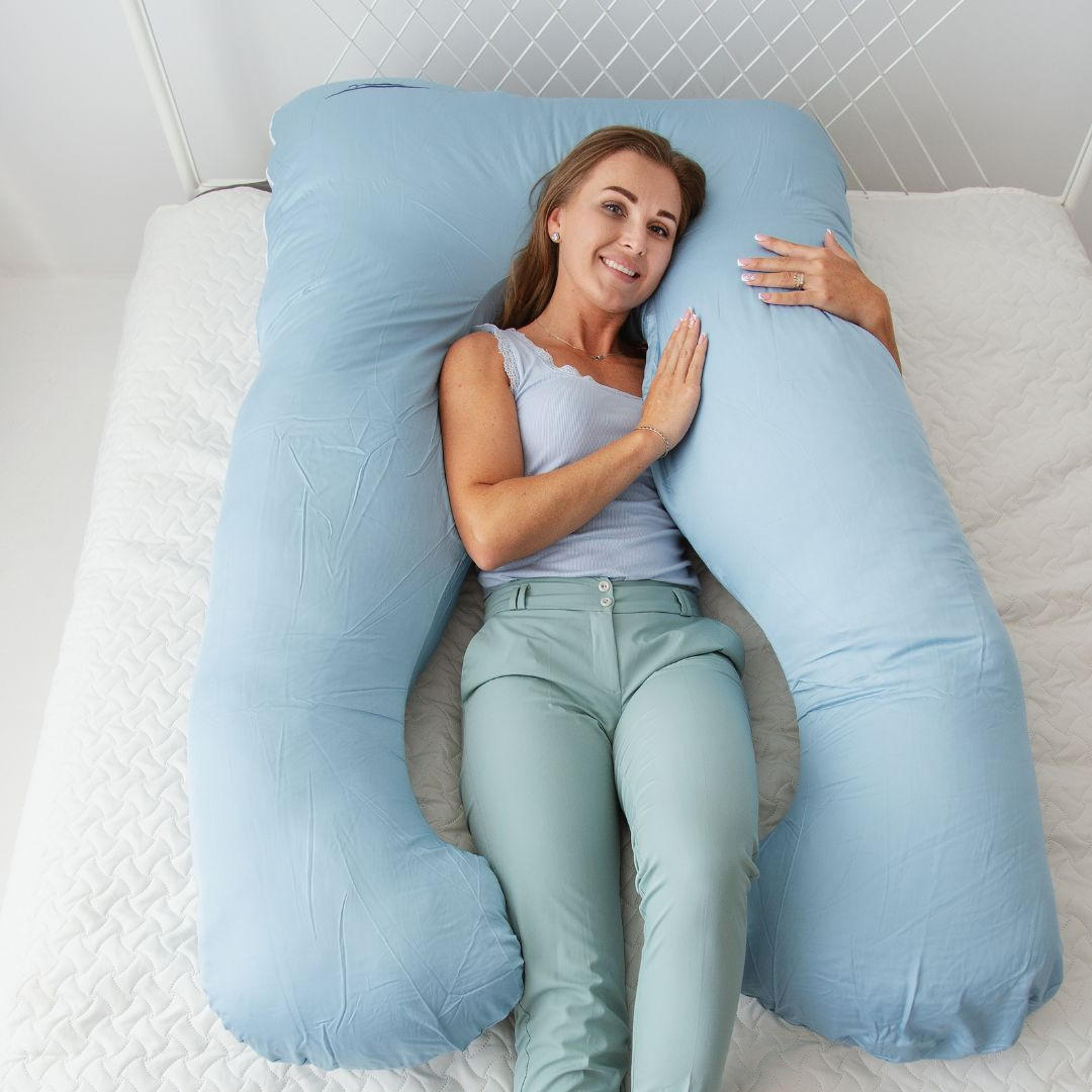 KOMFORTKISSEN - Blau - Hellblau, Textil (100/150cm) - KomfortKissen