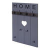 WANDGARDEROBE HOME SHABBY-LOOK Grau, Blau - Blau/Grau, Holz (60/91/8cm) - MCW