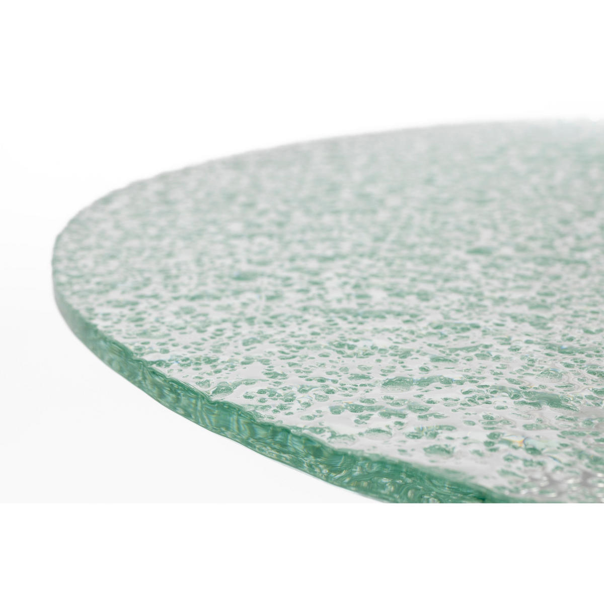 BEISTELLTISCH Marly Rund 60 cm Silber - Silberfarben, Glas (60/60/43.5cm) - Dutchbone