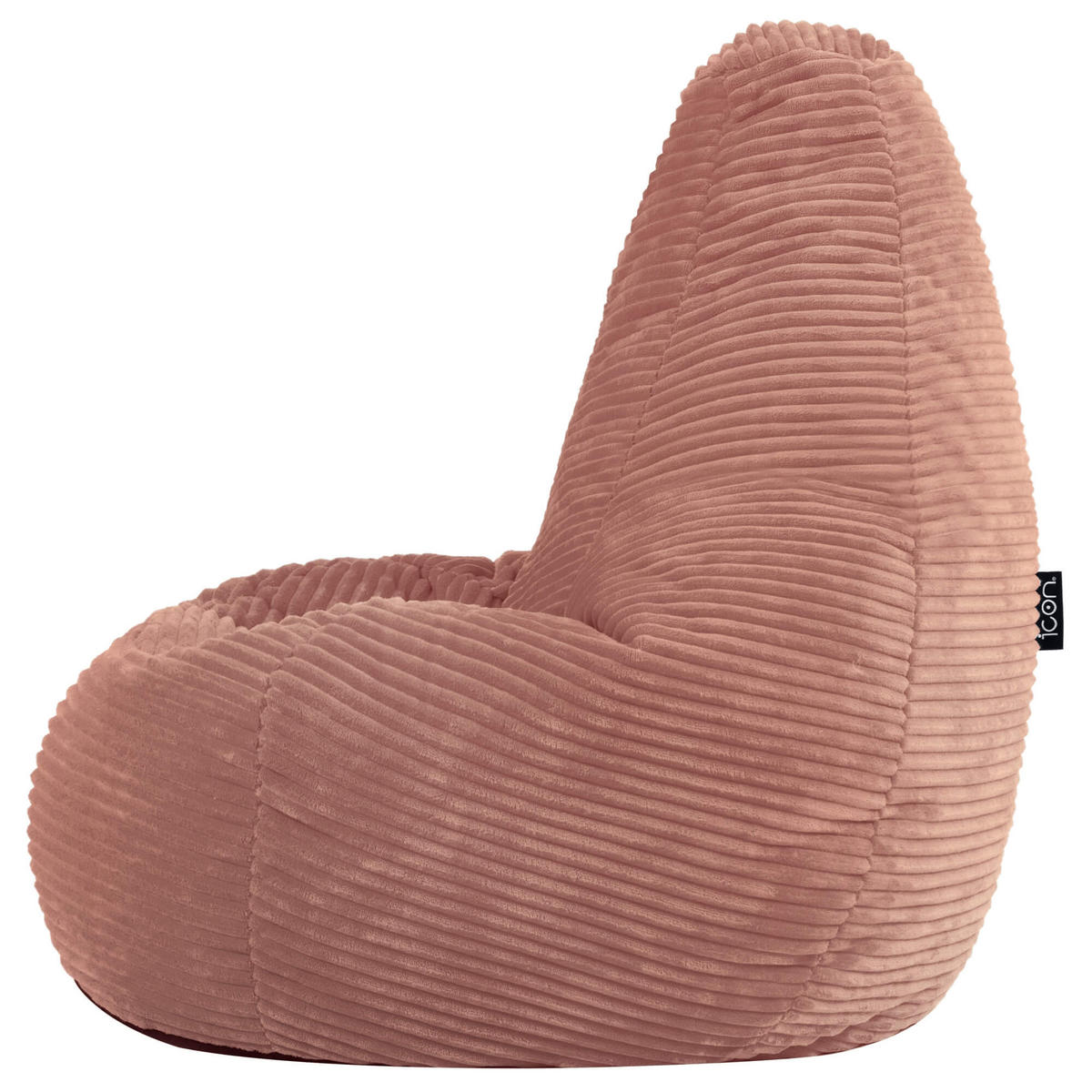 SITZSACK für Kinder Sessel aus Cord 2-tlg. - Pink, Textil (69/59/65cm) - icon
