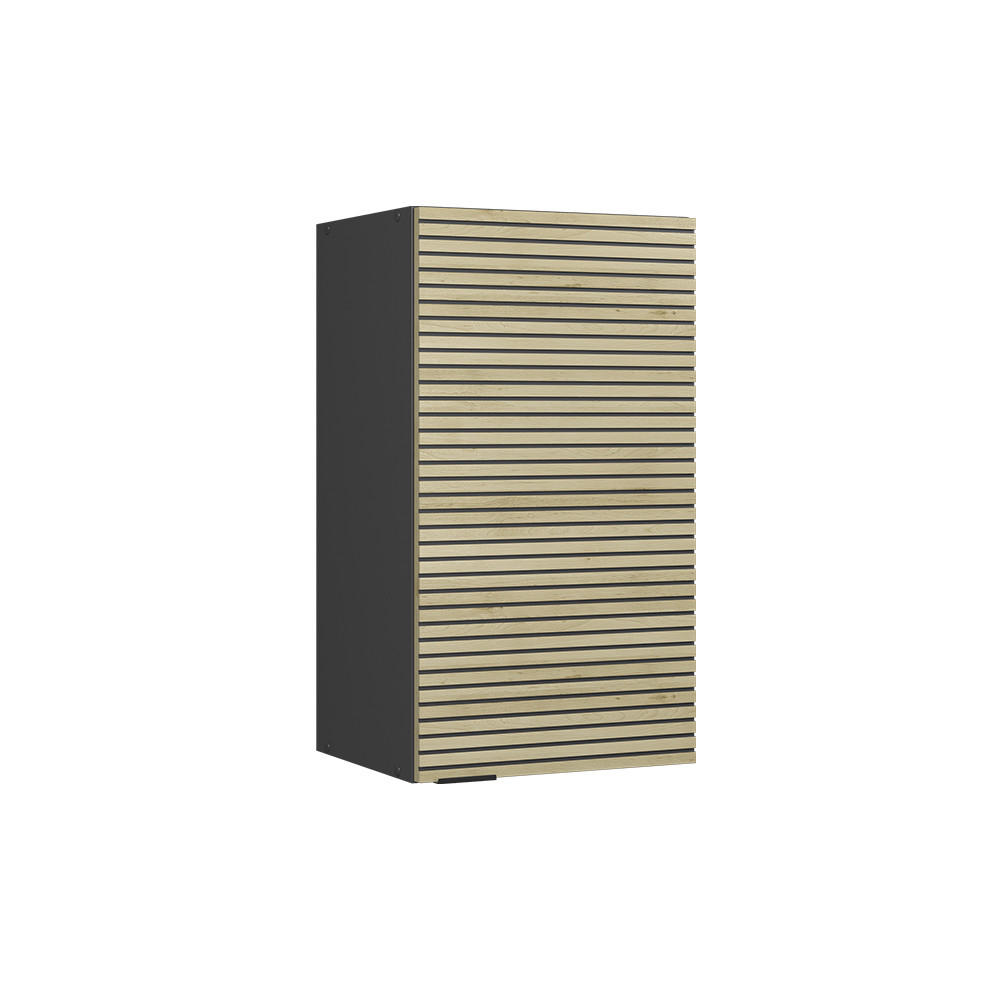 VÄGGSKÅP Fame-Line Ekpanel 40 cm Ekfärgad, Antracit 72/40/34.1 cm