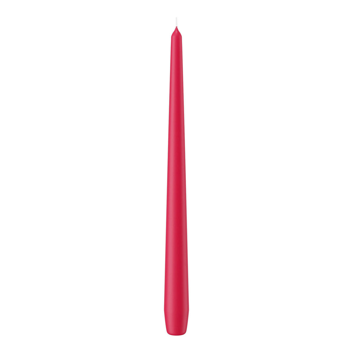SPITZKERZEN Magenta 300 x Ø 25 mm, 12 Stück - Magenta, Paraffin (2.5/30/30cm) - Wiedemann Kerzen
