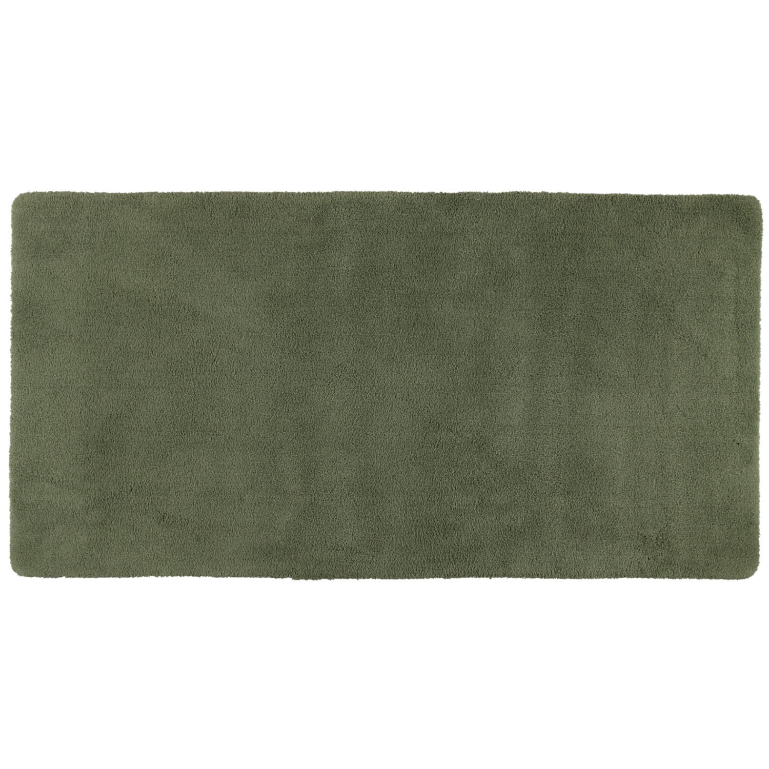 BADTEPPICHE SQUARE OLIVE - 404 - Grün, Textil (80/160cm) - Rhomtuft