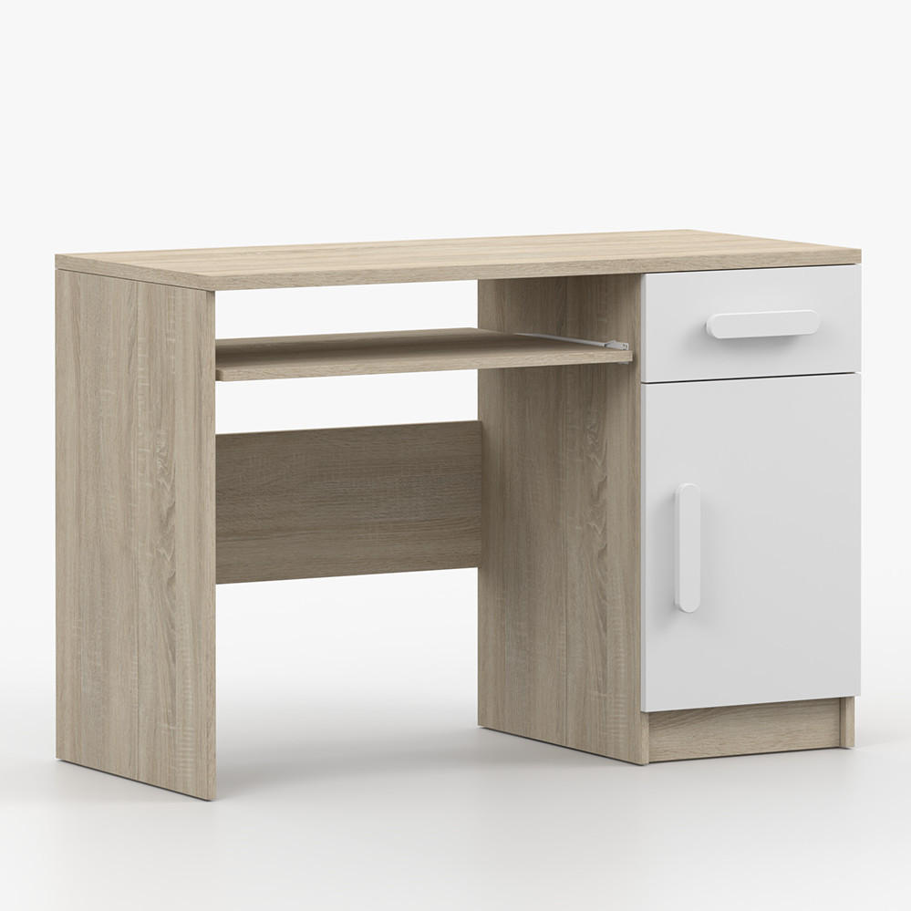 imoebel24 Kinderschreibtisch Sonoma Eiche 110x75x50 cm