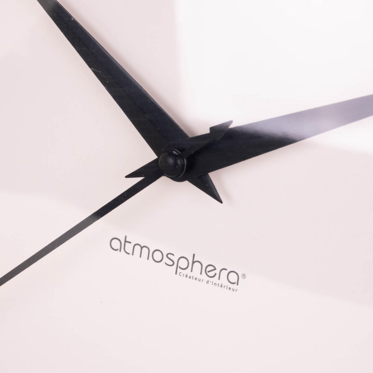 WANDUHR Clarrise Ø 28 cm - Schwarz, Kunststoff (5.7/28/28cm) - Atmosphera Createur d´interieur