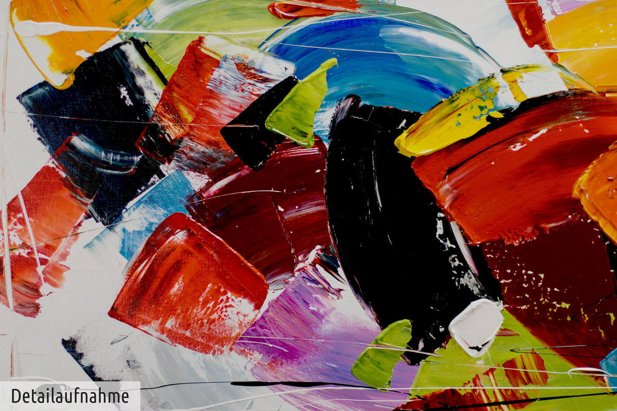 ÖLGEMÄLDE 150/50 cm - Multicolor, Holz/Textil (1.95/50cm) - KUNSTLOFT