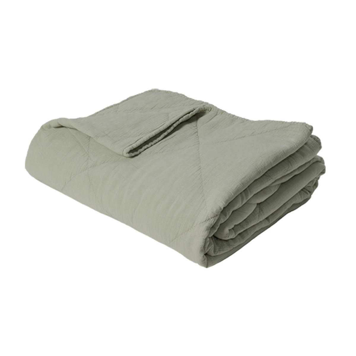 DECKE 140 x 200 cm, 100% Baumwolle, Mausgrau - Grau, Textil (140/200cm) - Au Maison