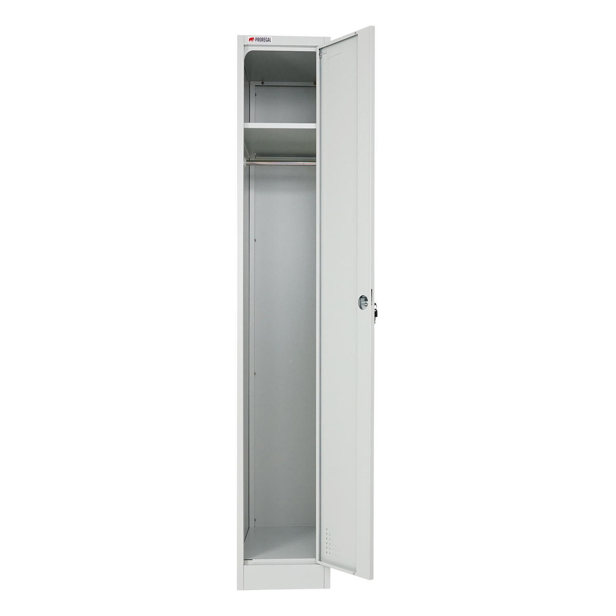 SPIND 2er Set Elephant 1 Abteil komplett montiert - Hellgrau/Grau, Metall (30/180/50cm) - PROREGAL