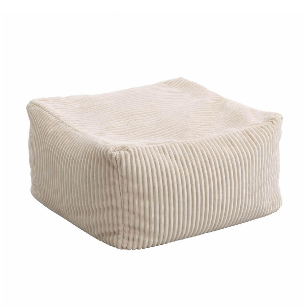 SITZSACK COZY - Beige, Nur Hocker - Beige, Textil (44/44/22cm) - Home Deluxe
