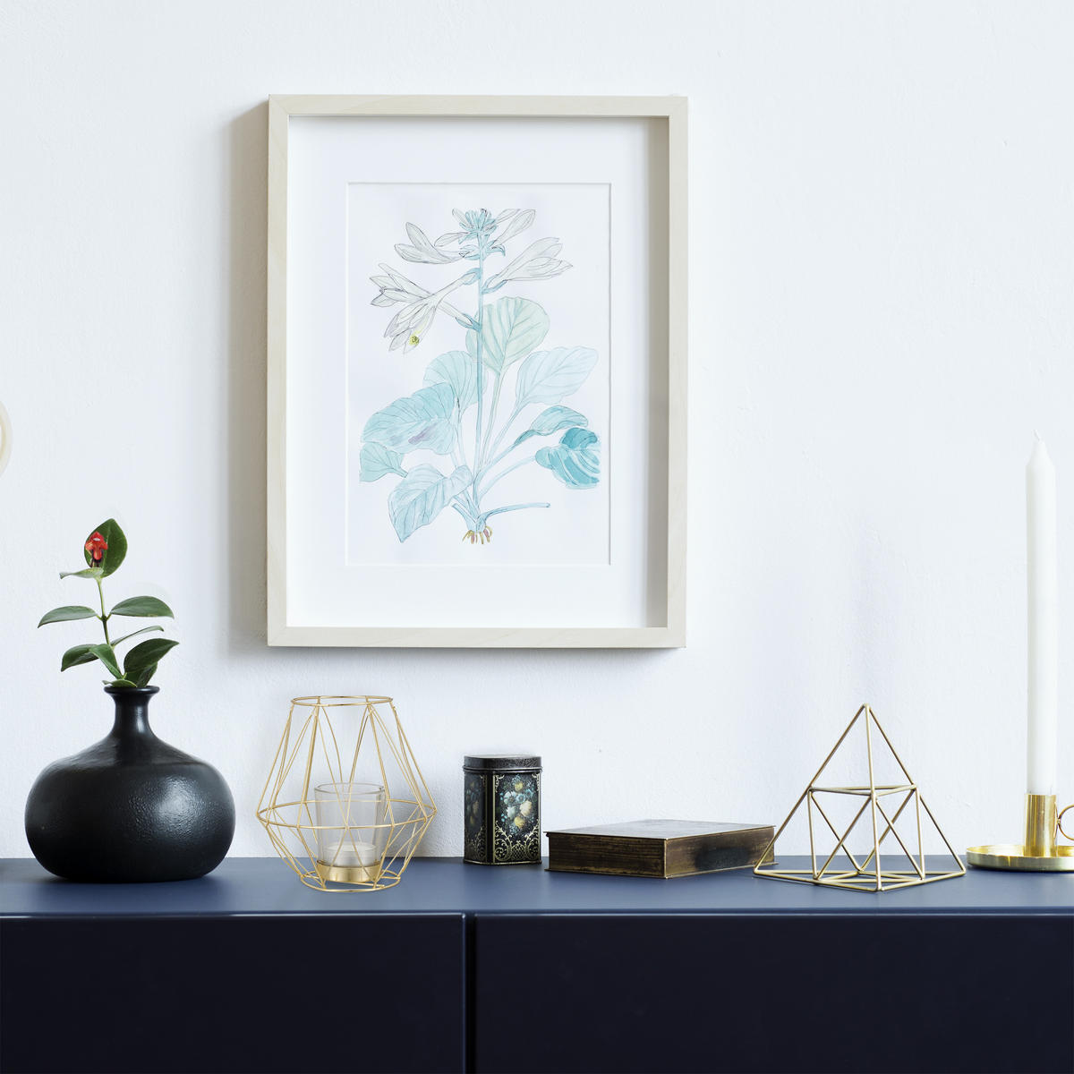 TEELICHTHALTER - Goldfarben, Glas/Metall (14cm) - Relaxdays